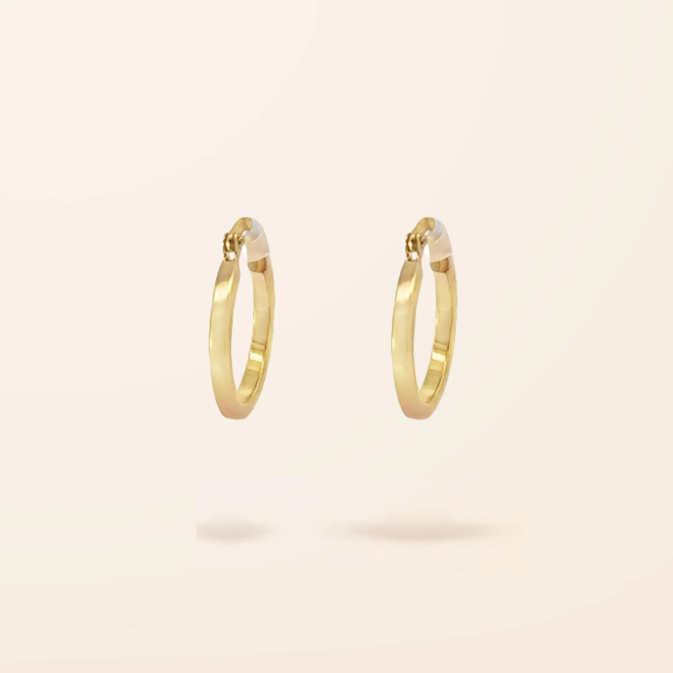 10K Gold Small Hoop Earrings