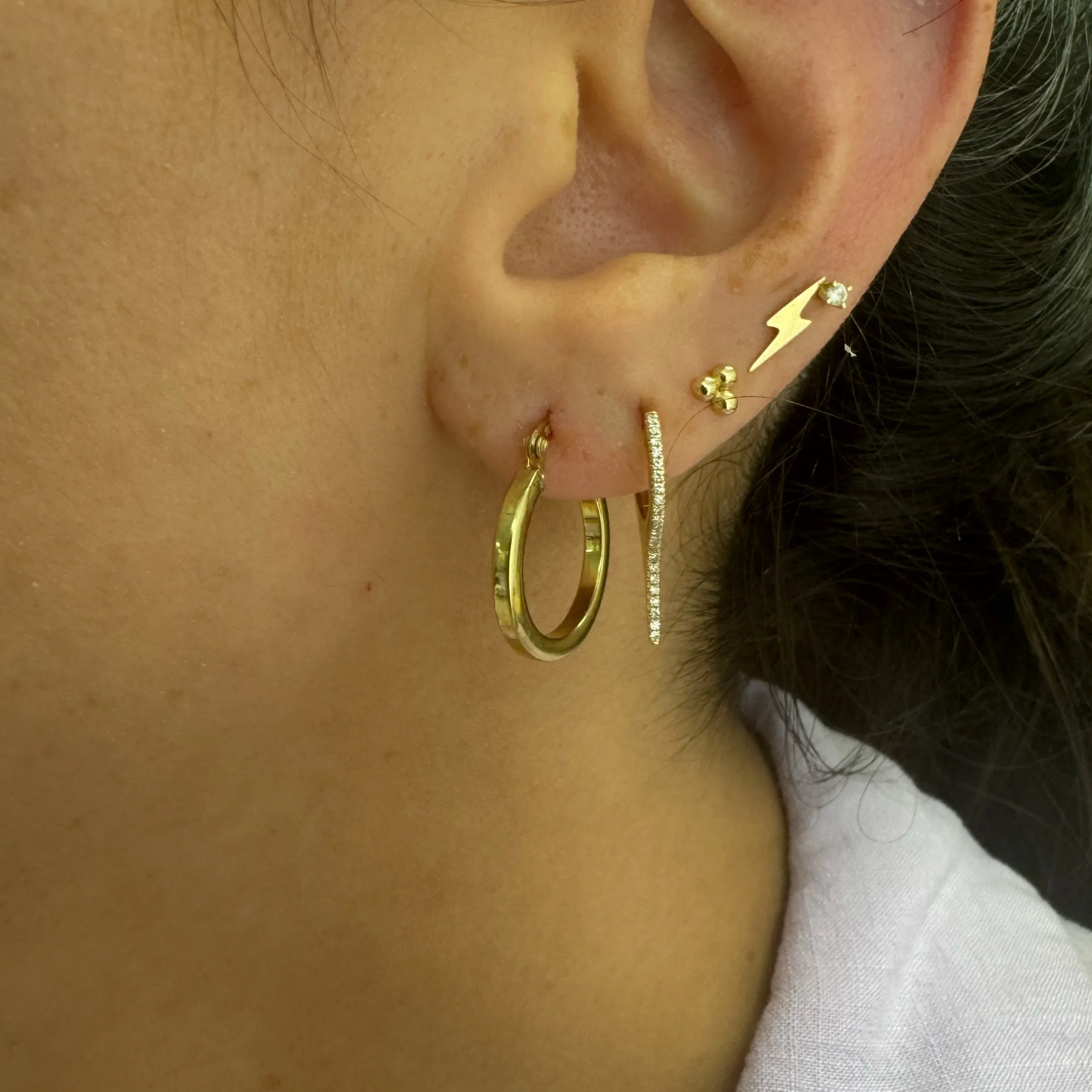 10K Gold Small Hoop Earrings