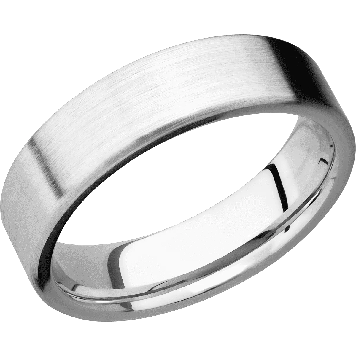 14K White Gold Satin Finish.