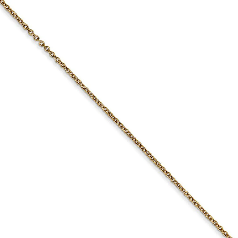 Yellow Gold Necklace for Baby Girls