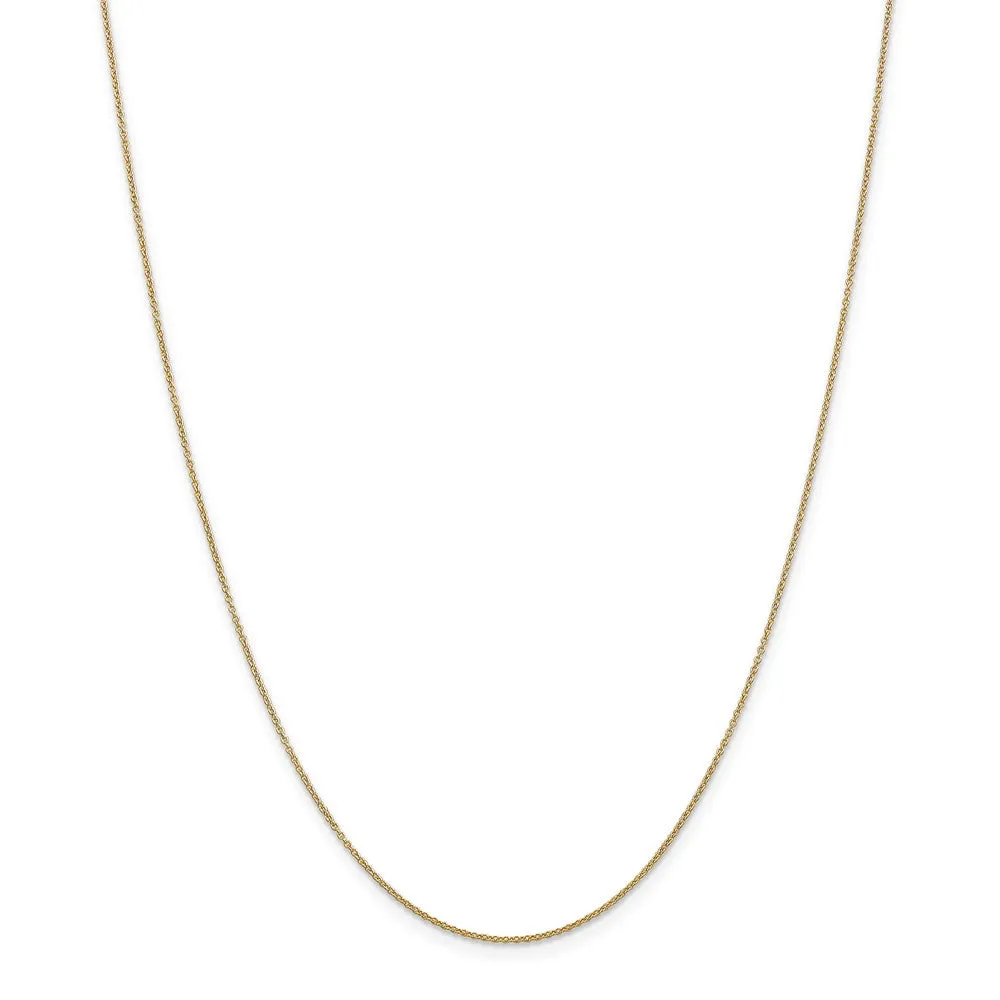 Yellow Gold Necklace for Baby Girls