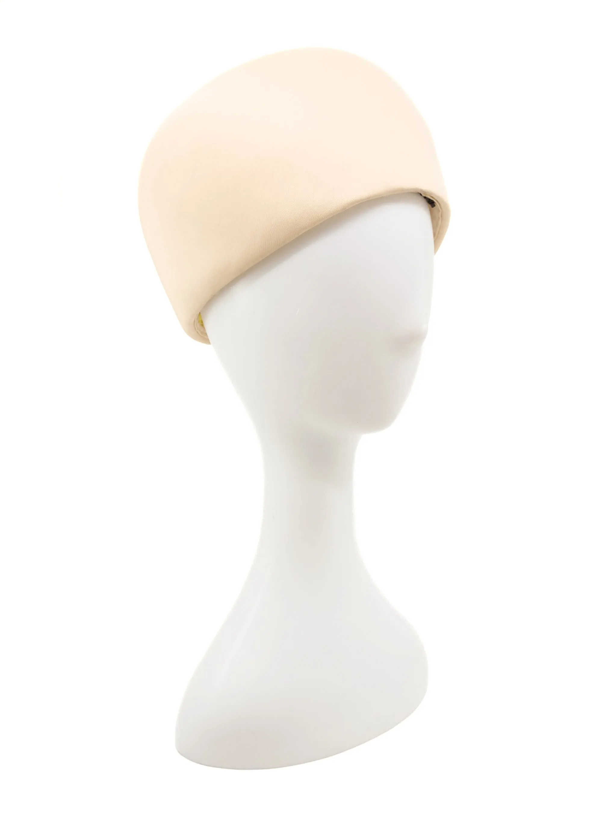 1960s Cream Pillbox Hat