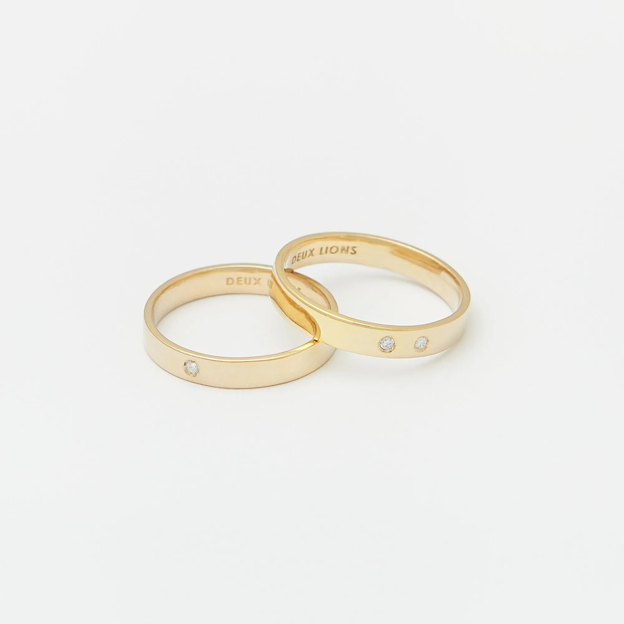 3.5mm Gold Flat Henchey Band