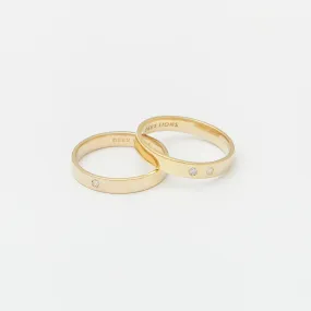 3.5mm Gold Flat Henchey Band