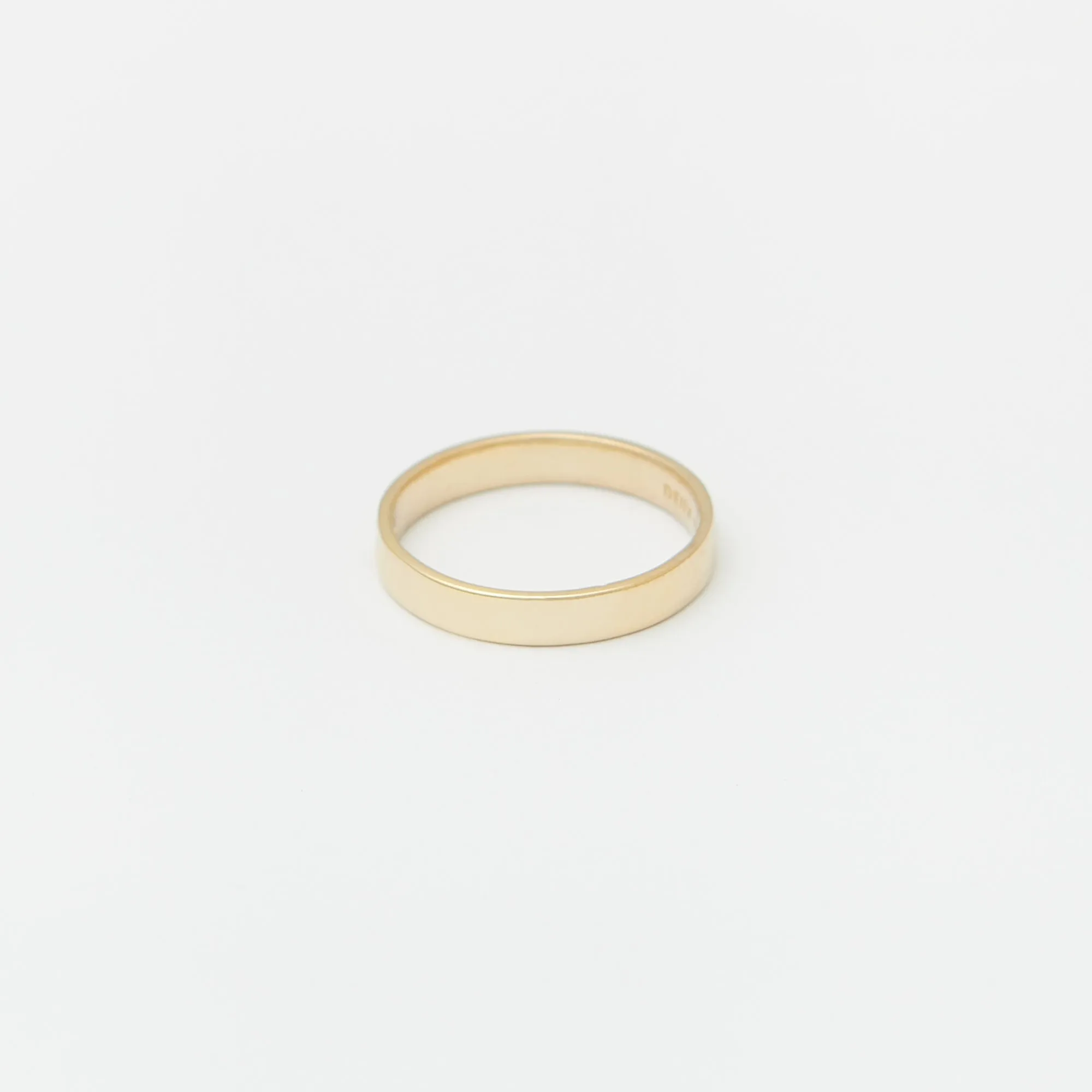 3.5mm Gold Flat Henchey Band