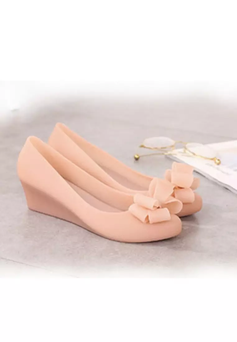 VR5105 3D Bow Jelly Wedges