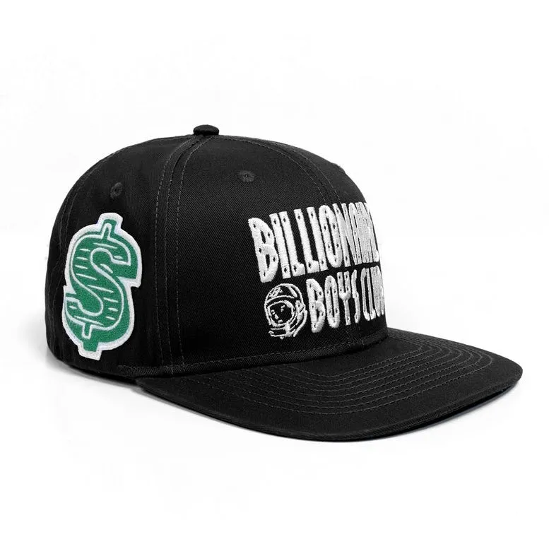 Billionaire Boys Club Black Dollar Snapback Hat