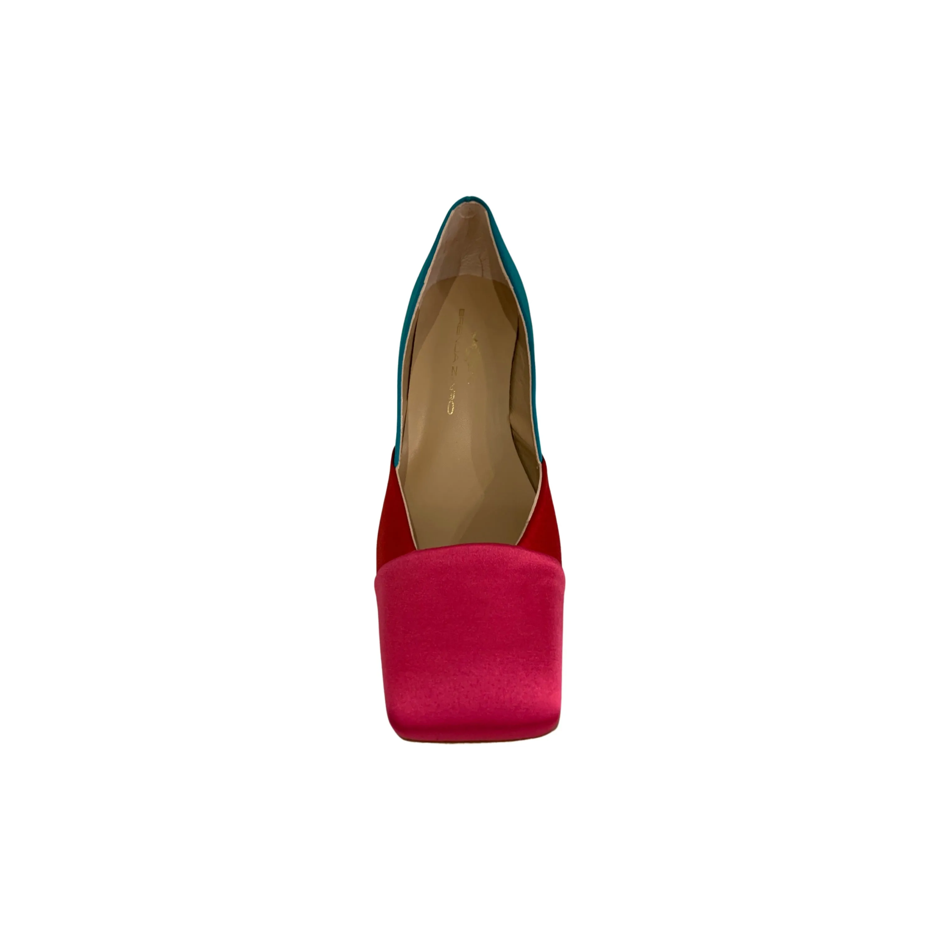 Raso Flamingo Satin Heel