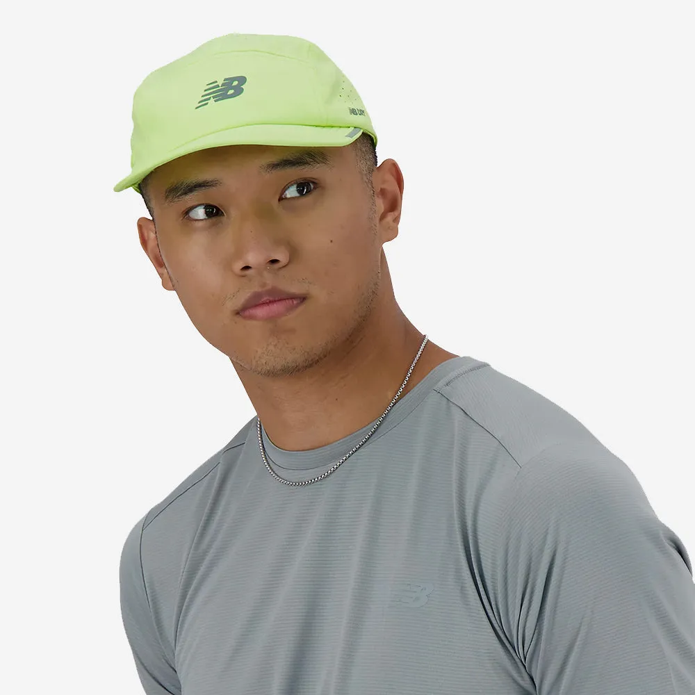 5-Panel Pro Run Hat - Bleached Lime Glow