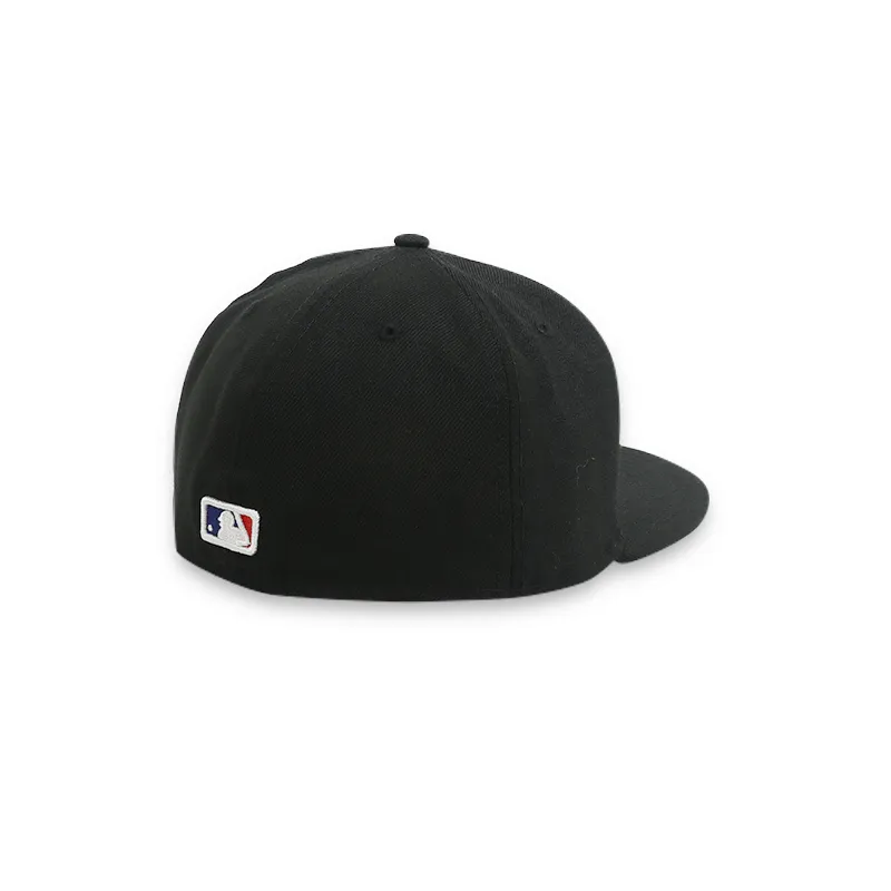 LA Dodgers WS Men's Black Fitted Hat