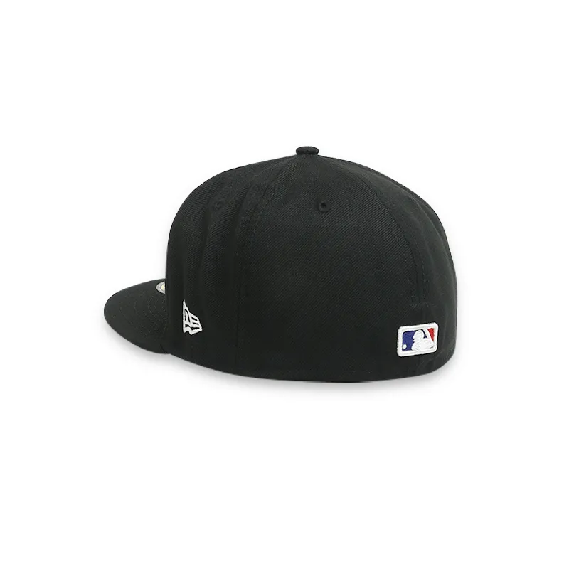 LA Dodgers WS Men's Black Fitted Hat