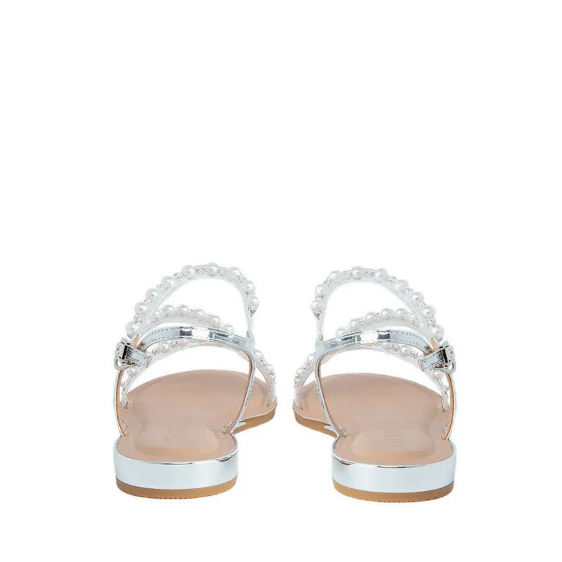 9JI57-018 Flat Sandals - Beige