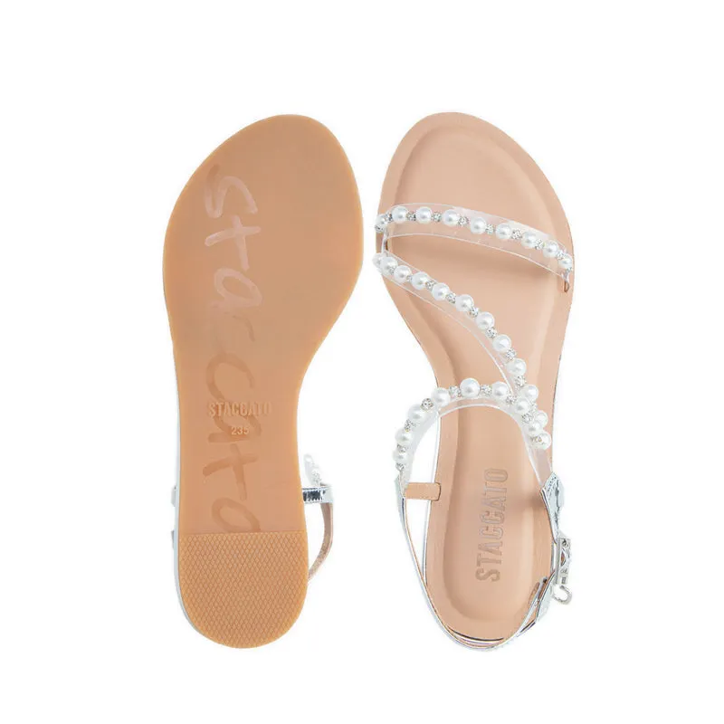 9JI57-018 Flat Sandals - Beige