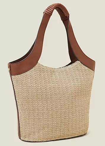 Accessorize Woven Shoulder Bag | Grattan