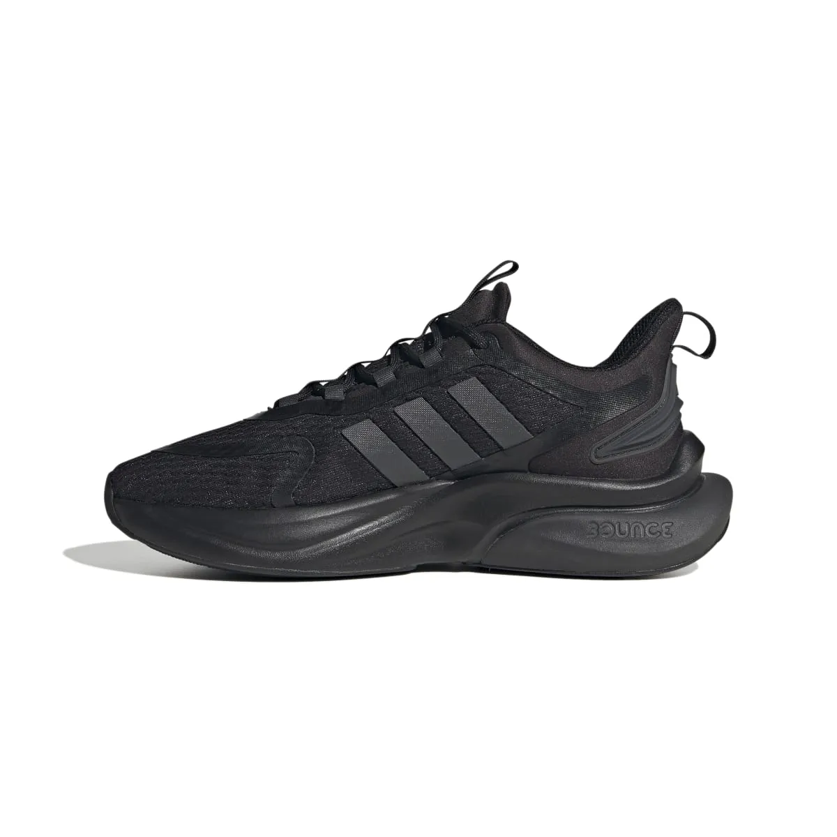 ADIDAS HP6149 ALPHABOUNCE+ WMN'S (Medium) Black/Carbon/Gold Mesh Running Shoes