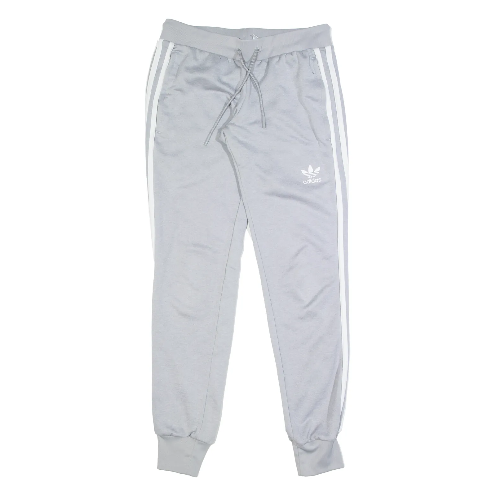 ADIDAS Mens Joggers Grey Skinny S W28 L30