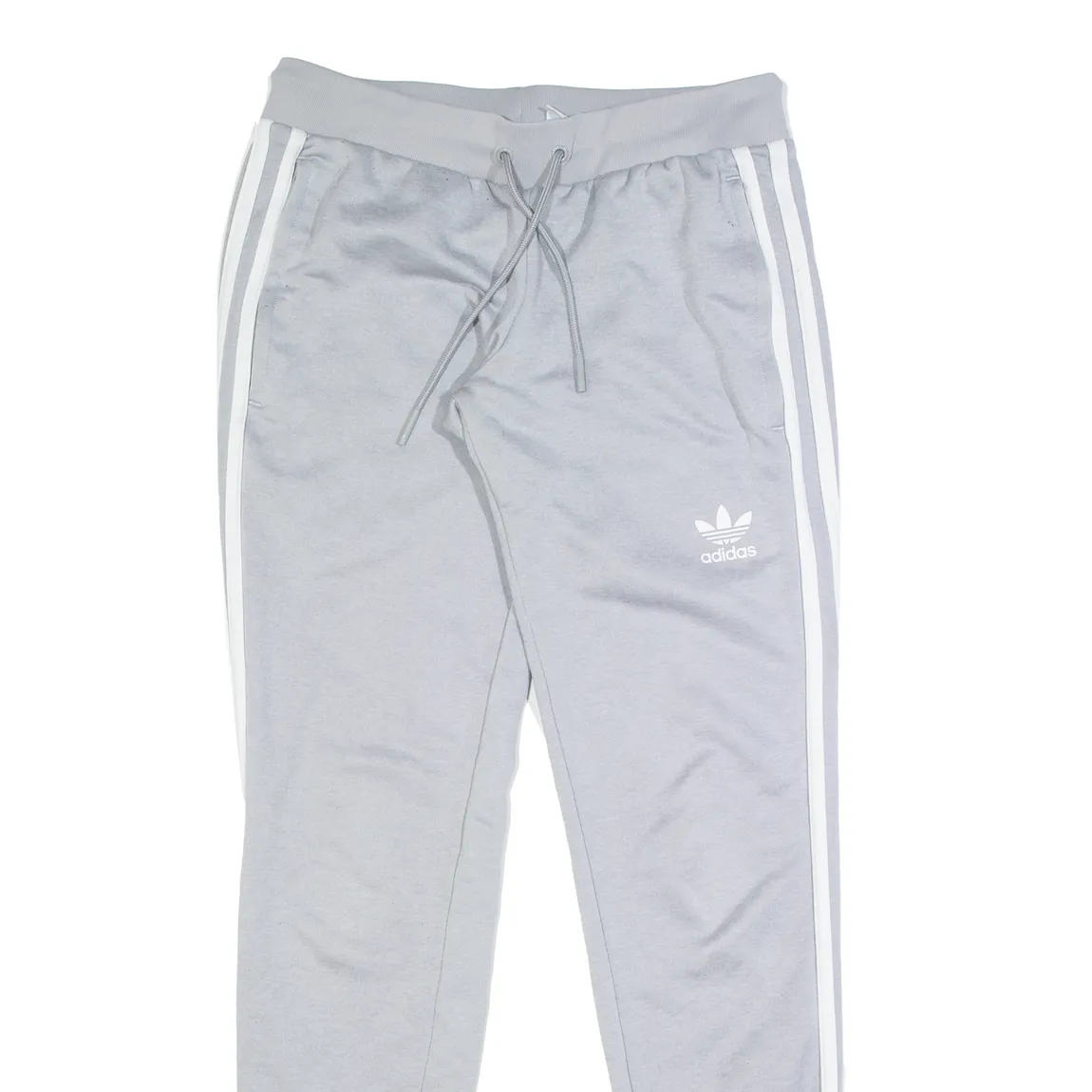 ADIDAS Mens Joggers Grey Skinny S W28 L30