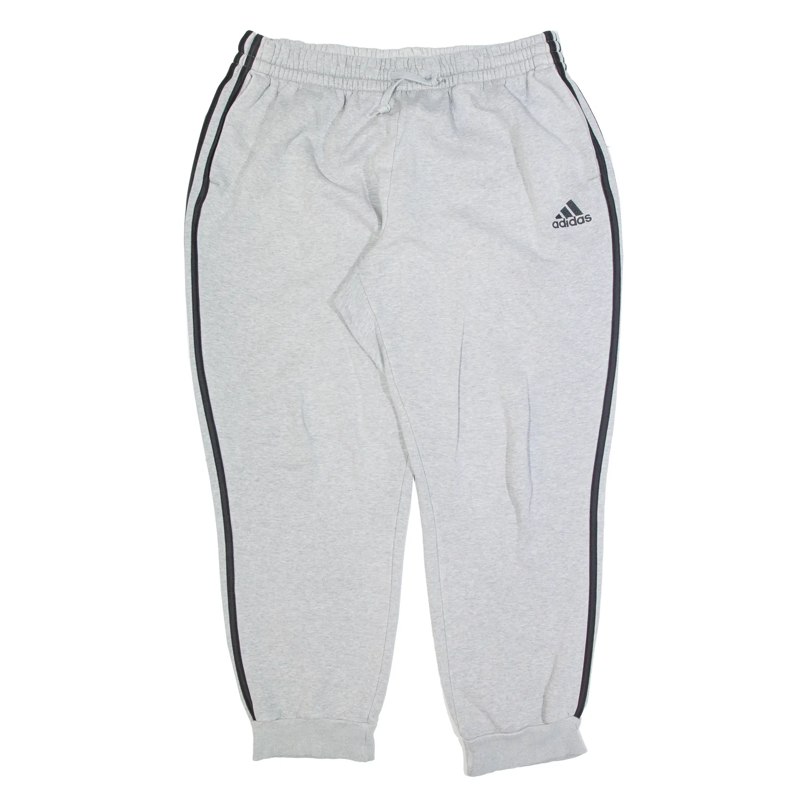 ADIDAS Mens Joggers Grey Tapered XL W32 L27