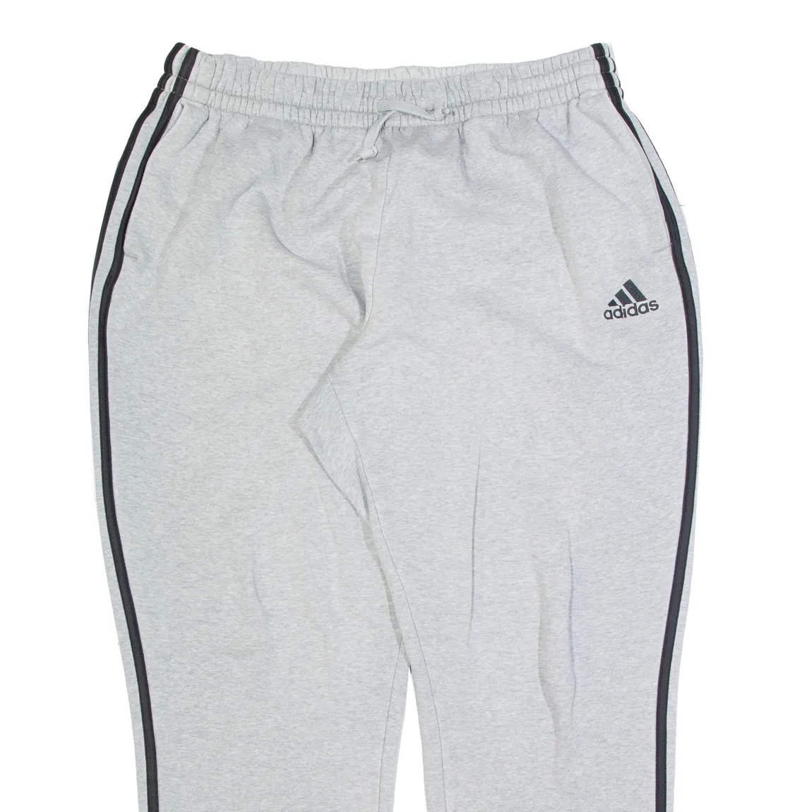 ADIDAS Mens Joggers Grey Tapered XL W32 L27