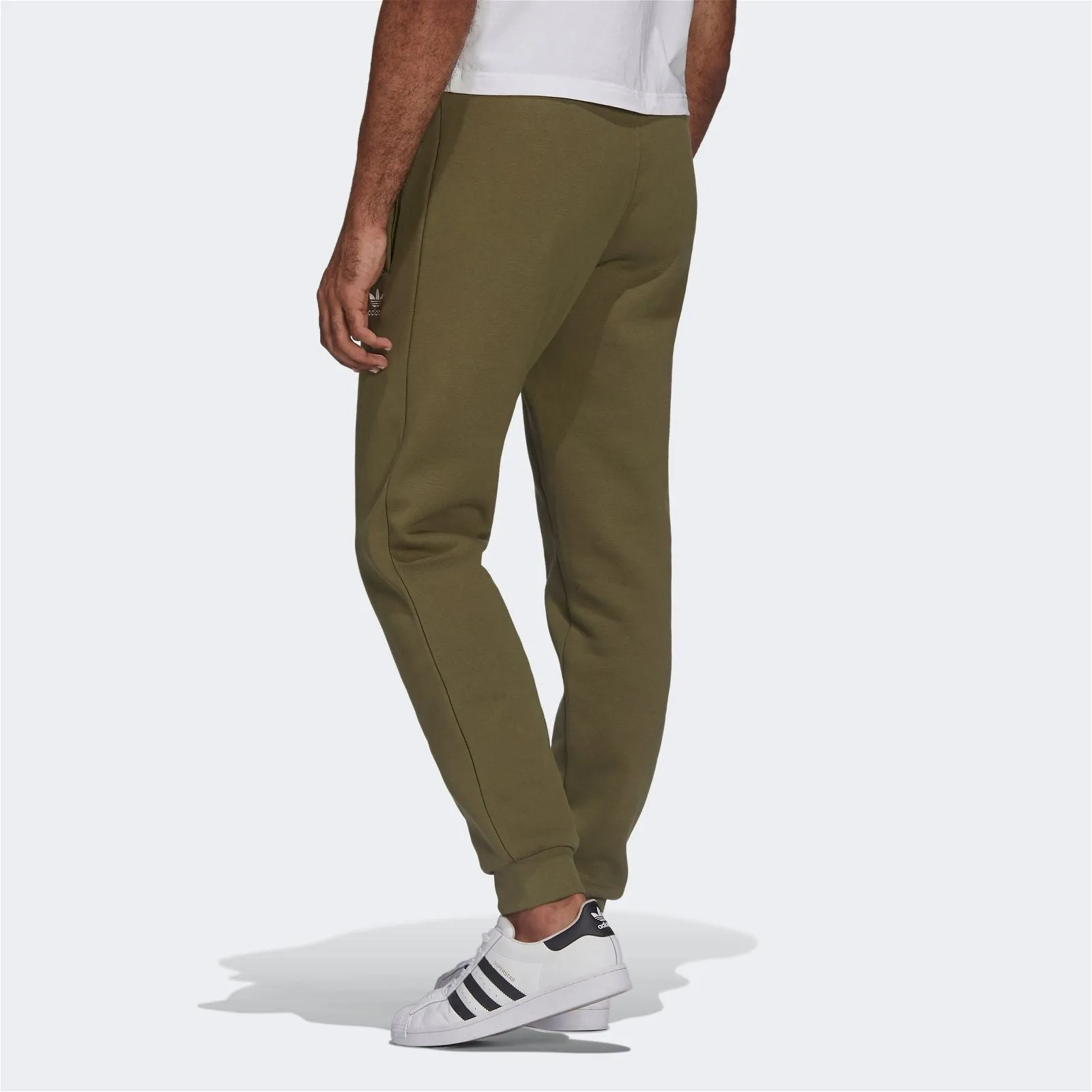 adidas Origina;s Adicolor Essentials Trefoil Joggers - Focus Olive Green