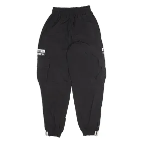 ADIDAS Womens Joggers Black Tapered UK 6 W22 L27