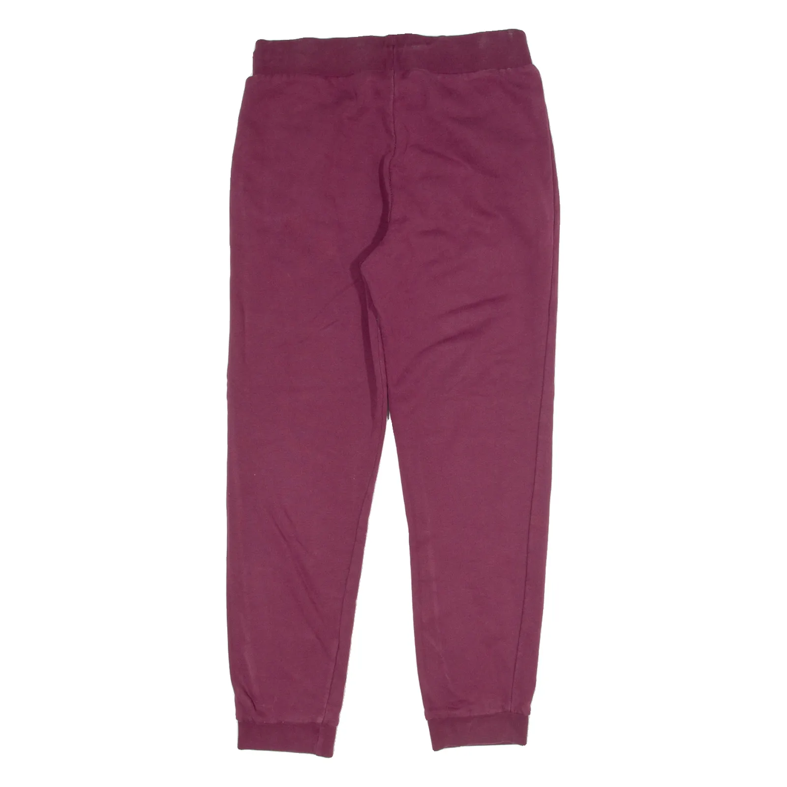 ADIDAS Womens Joggers Maroon Tapered UK 14 W30 L26