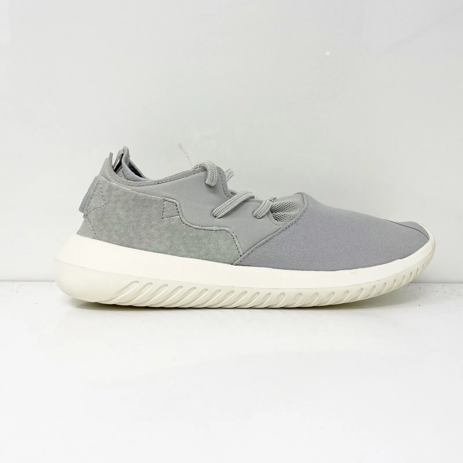 Adidas Womens Tubular Entrap S75922 Gray Running Shoes Sneakers Size 6.5