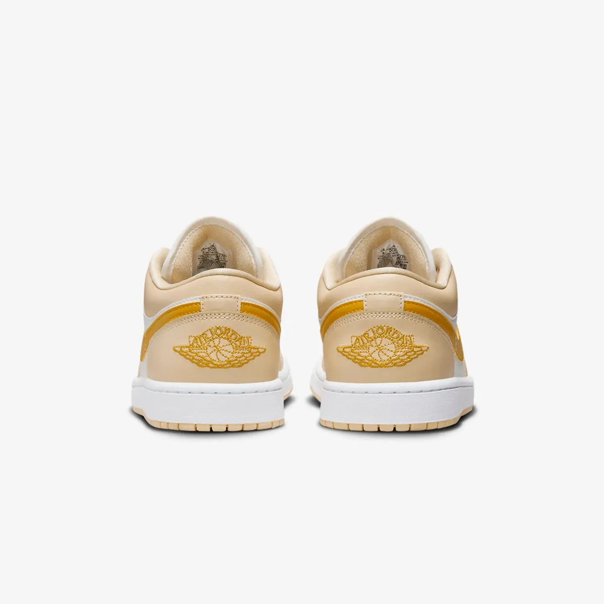 Air Jordan 1 Low Sail Yellow Ochre Pale Vanilla White Women's