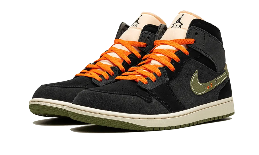 Air Jordan 1 Mid SE Craft Anthracite Light Olive - Shop Now