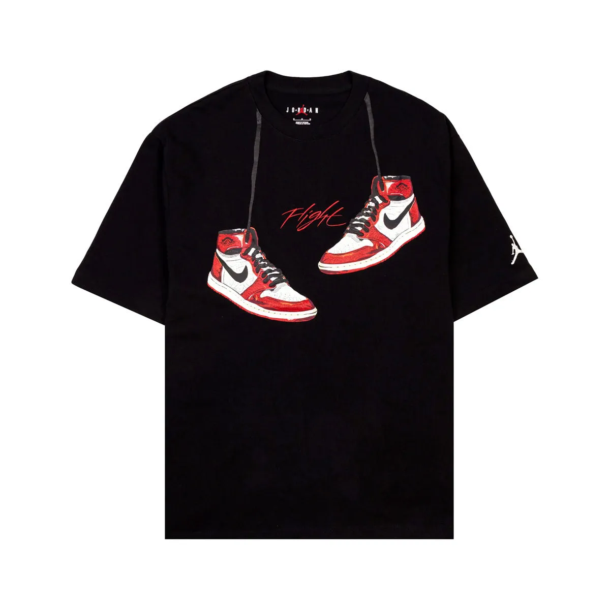 Air Jordan Men's 1985 Lost and Found Tee Short Sleeve Shirt Black