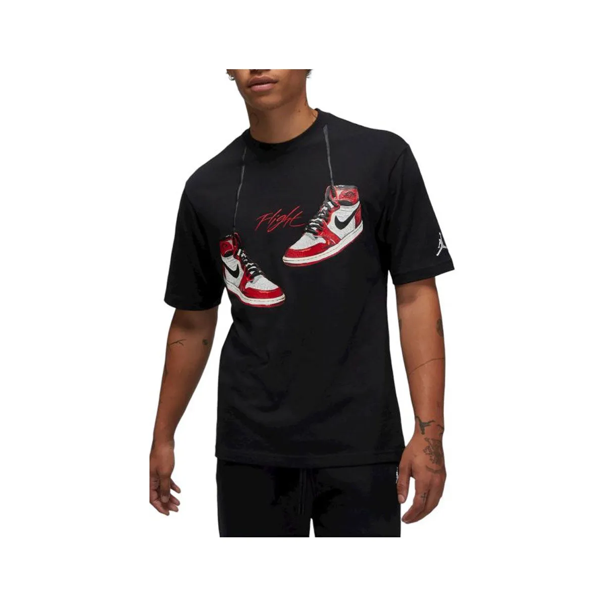 Air Jordan Men's 1985 Lost and Found Tee Short Sleeve Shirt Black