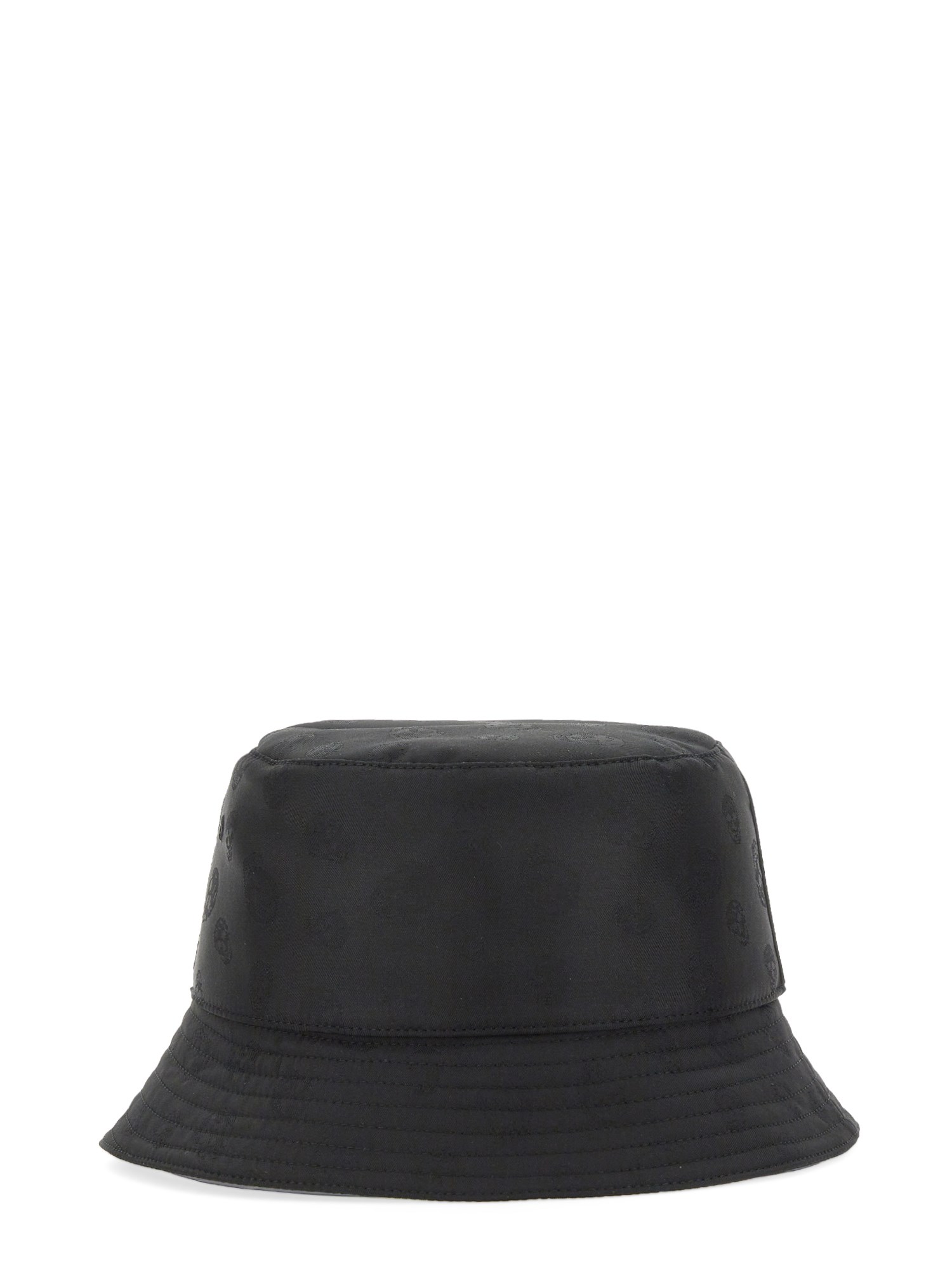 Alexander McQueen Silk Blend Bucket Skull Hat