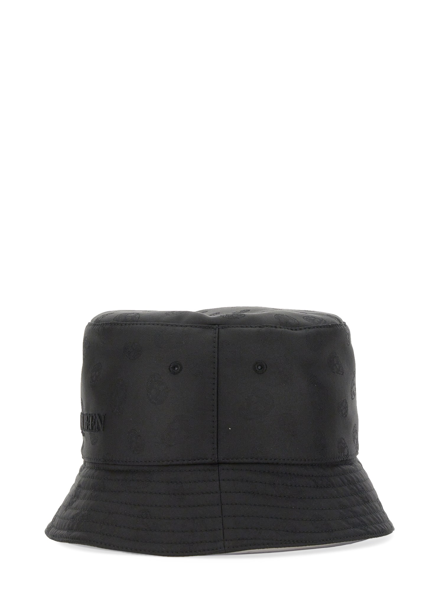 Alexander McQueen Silk Blend Bucket Skull Hat