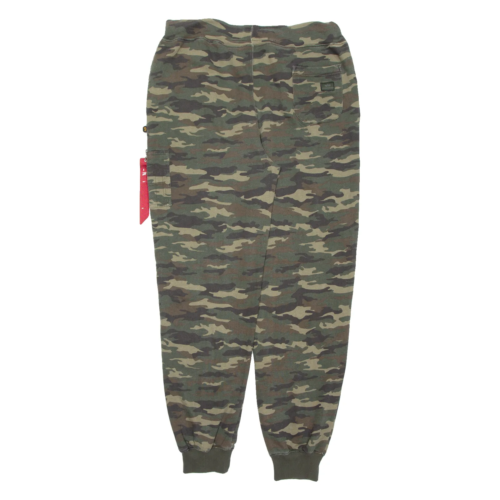 ALPHA INDUSTRIES Camo Mens Joggers Green Tapered 2XL W38 L32