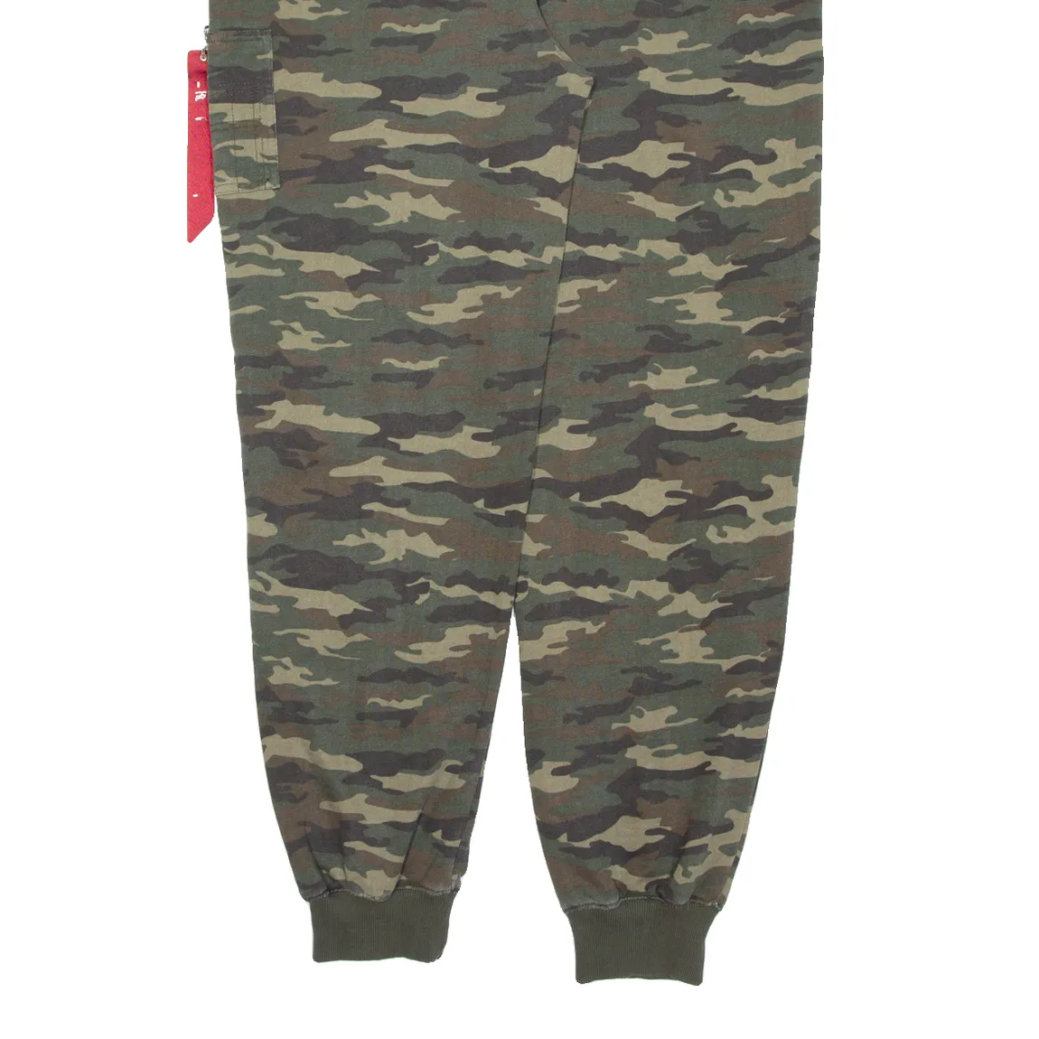 ALPHA INDUSTRIES Camo Mens Joggers Green Tapered 2XL W38 L32