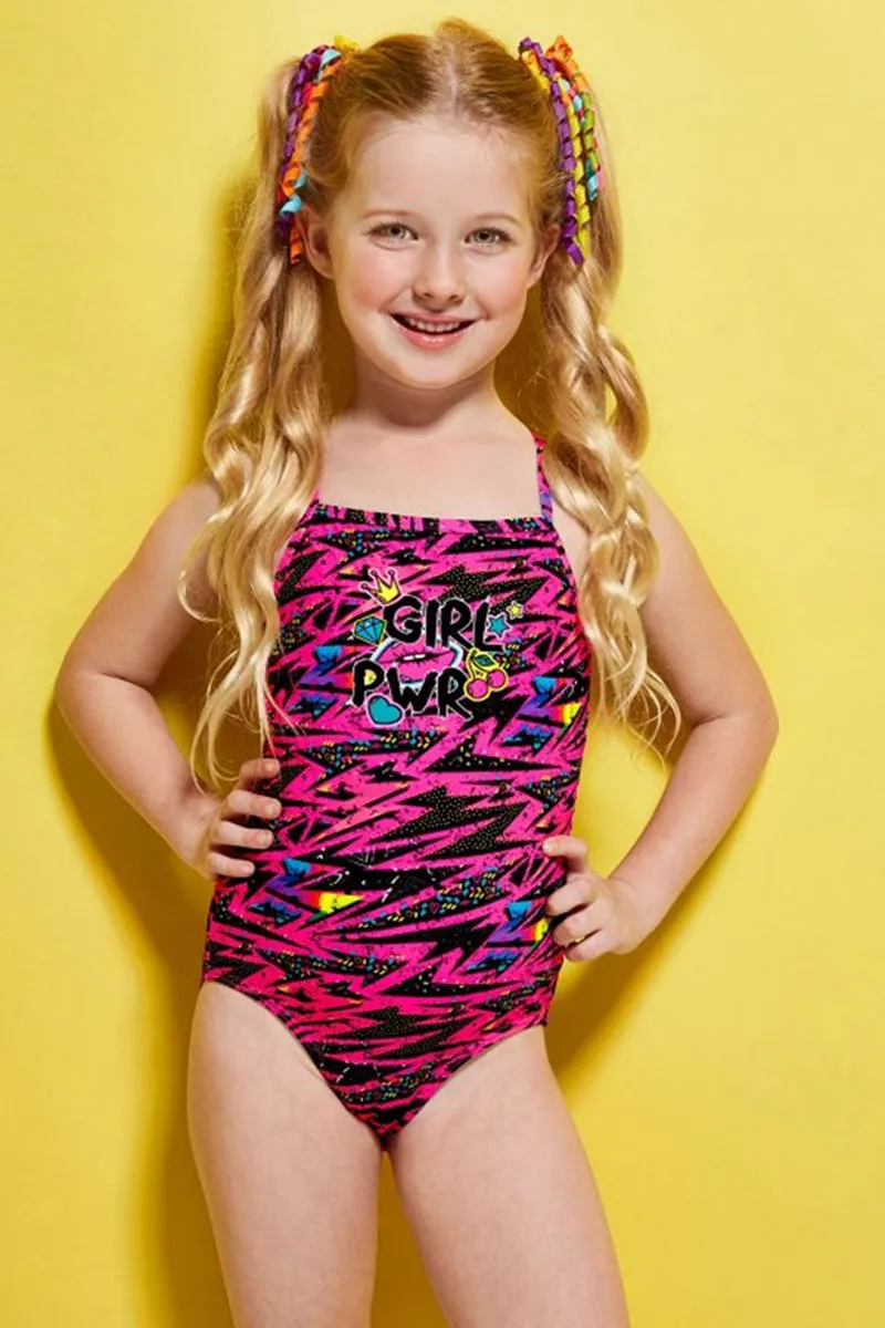 Amanzi - Girl Power Toddler Girls One Piece