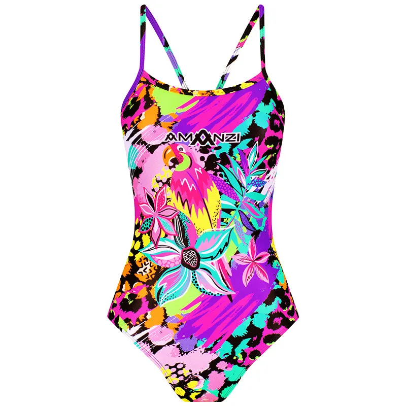 Amanzi - Neon Jungle Ladies Proback One Piece