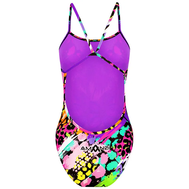 Amanzi - Neon Jungle Ladies Proback One Piece