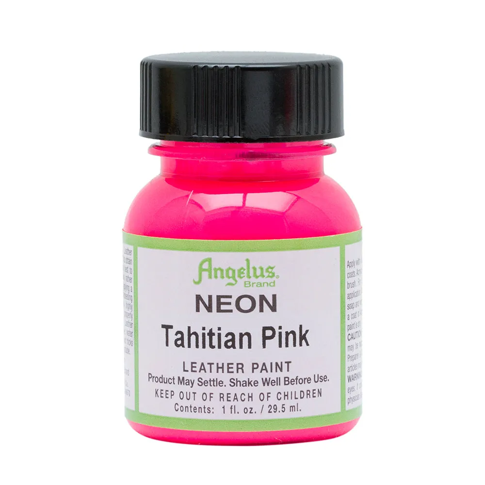 Angelus Neon Tahitian Pink Leather Paint 085