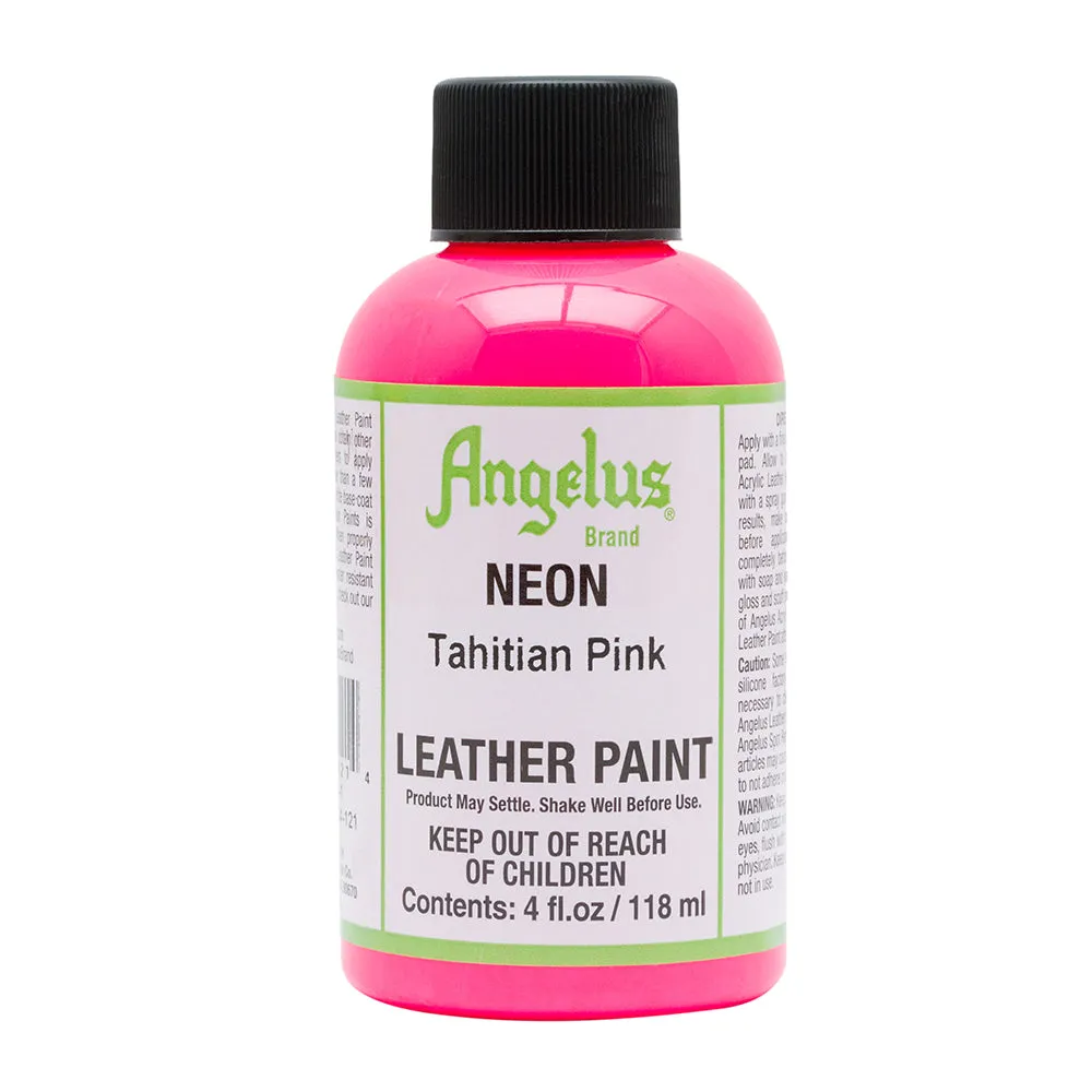 Angelus Neon Tahitian Pink Leather Paint 085