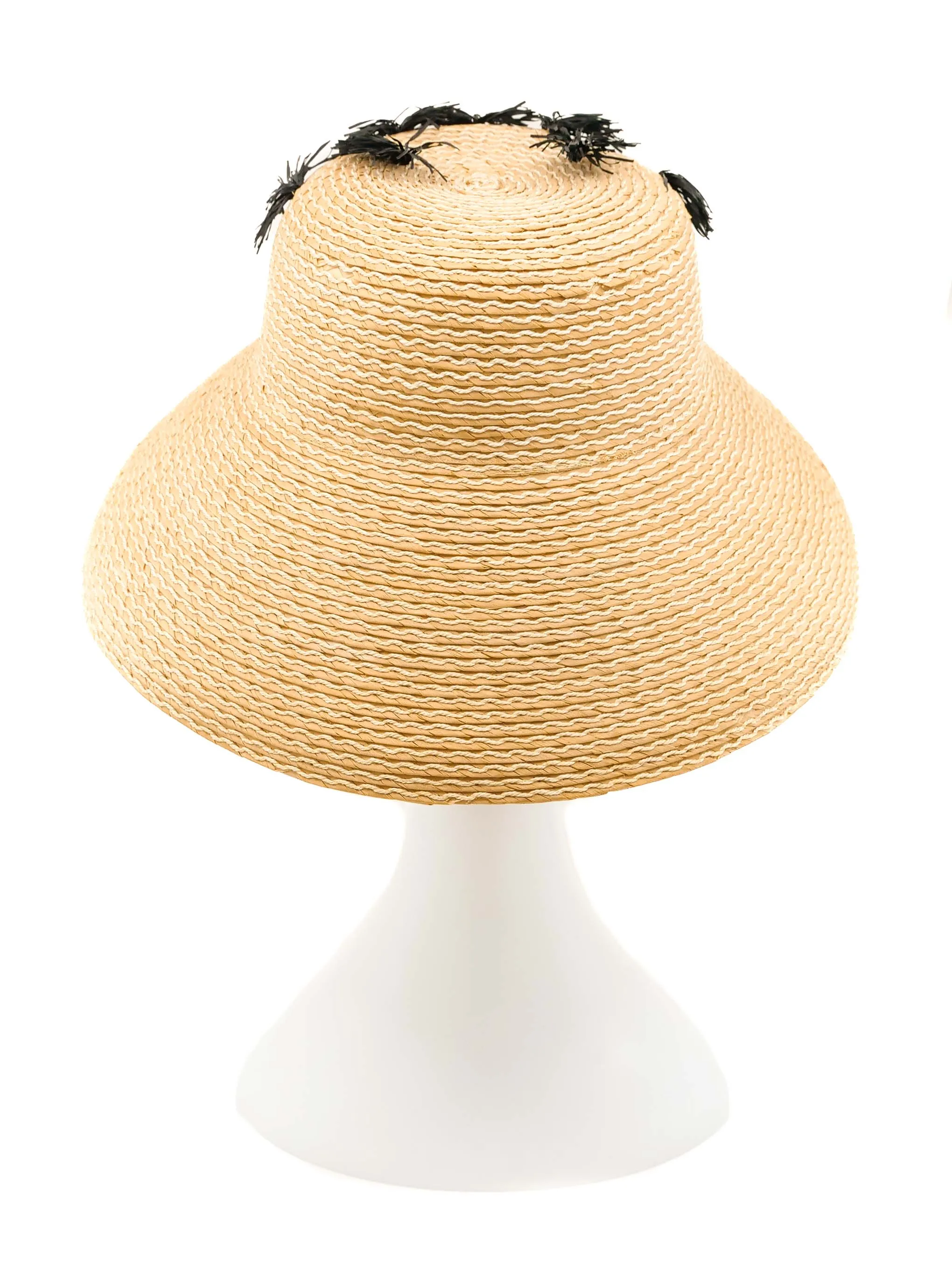 Applique Face Straw Hat