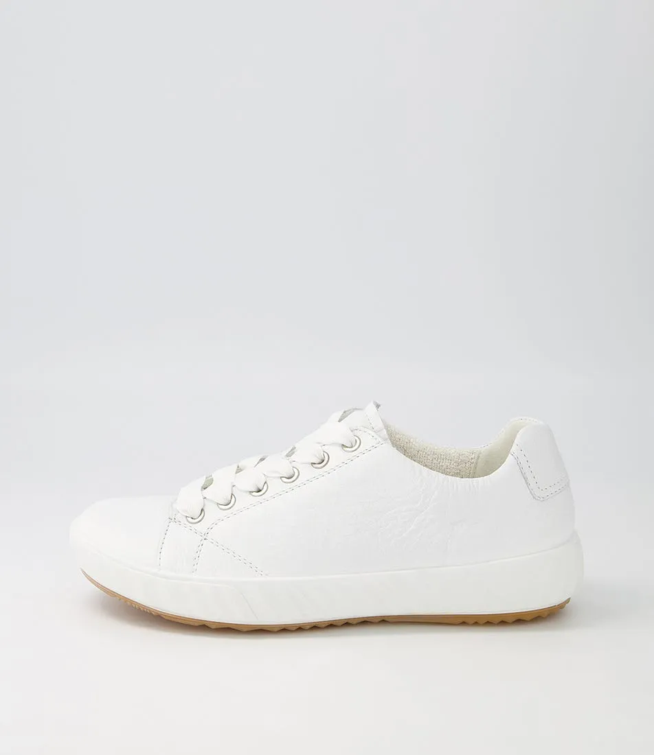 ARA Avio 40 White Leather Sneakers