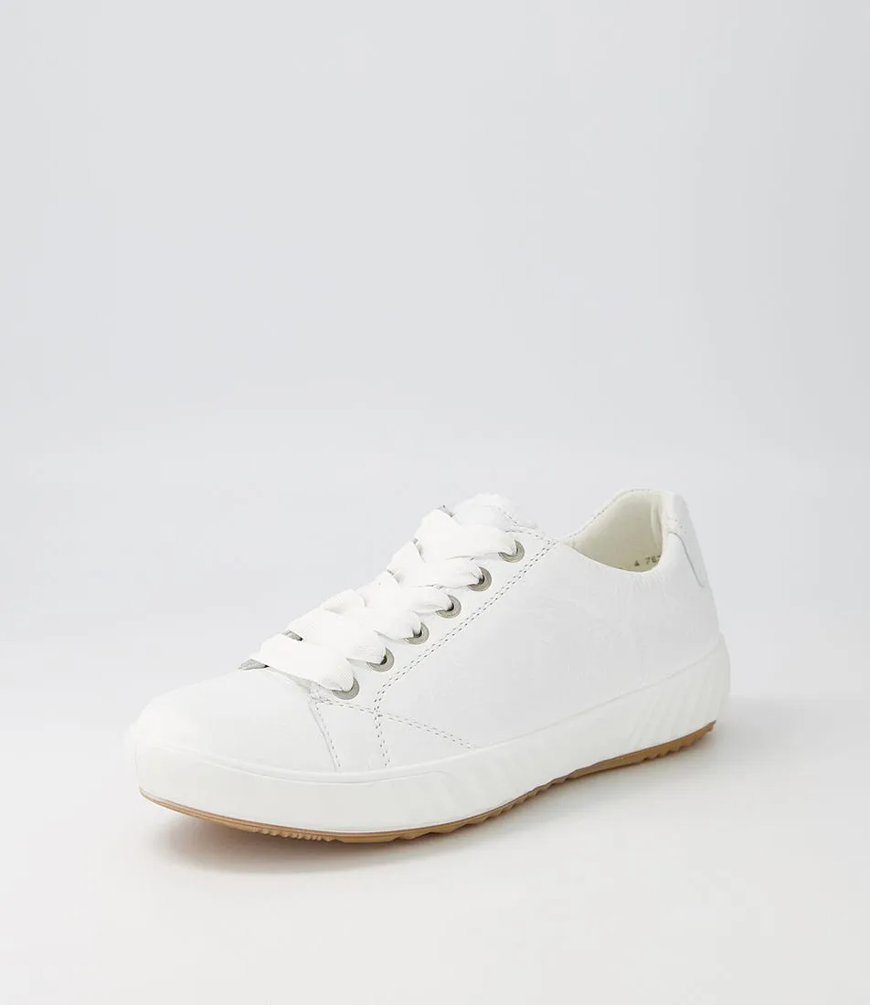 ARA Avio 40 White Leather Sneakers