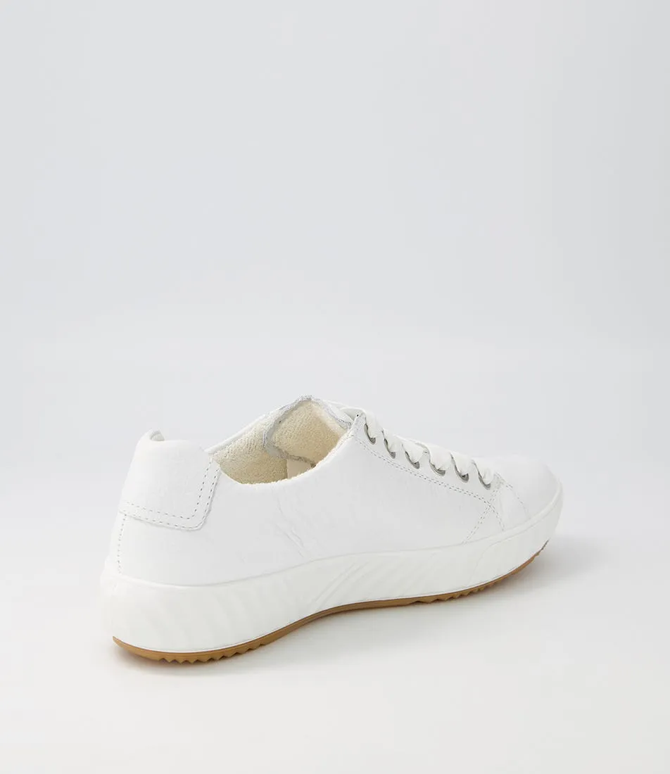 ARA Avio 40 White Leather Sneakers