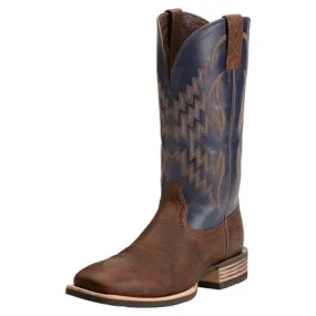 Ariat Men's Wide Square Toe Western Boot in Bar Top Brown, Size 13