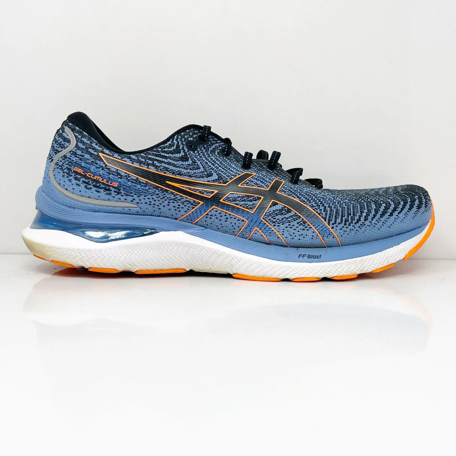 Asics Mens Gel Cumulus 24 1011B365 Blue Running Shoes Sneakers Size 13 W