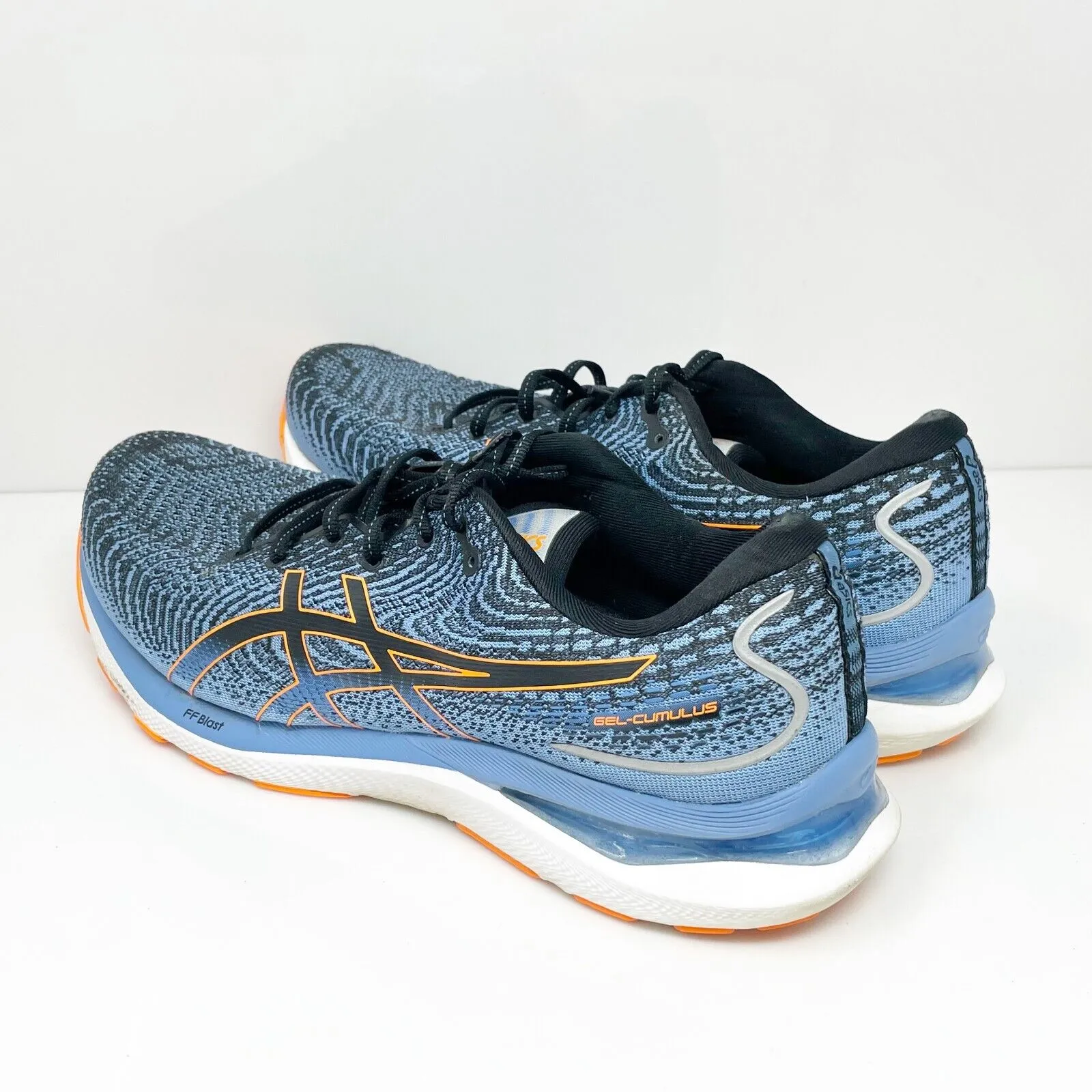 Asics Mens Gel Cumulus 24 1011B365 Blue Running Shoes Sneakers Size 13 W