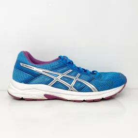 Asics Womens Gel Contend 4 T765N Blue Running Shoes Sneakers Size 8.5