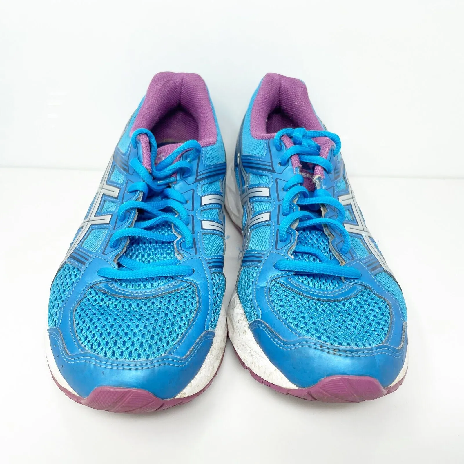 Asics Womens Gel Contend 4 T765N Blue Running Shoes Sneakers Size 8.5