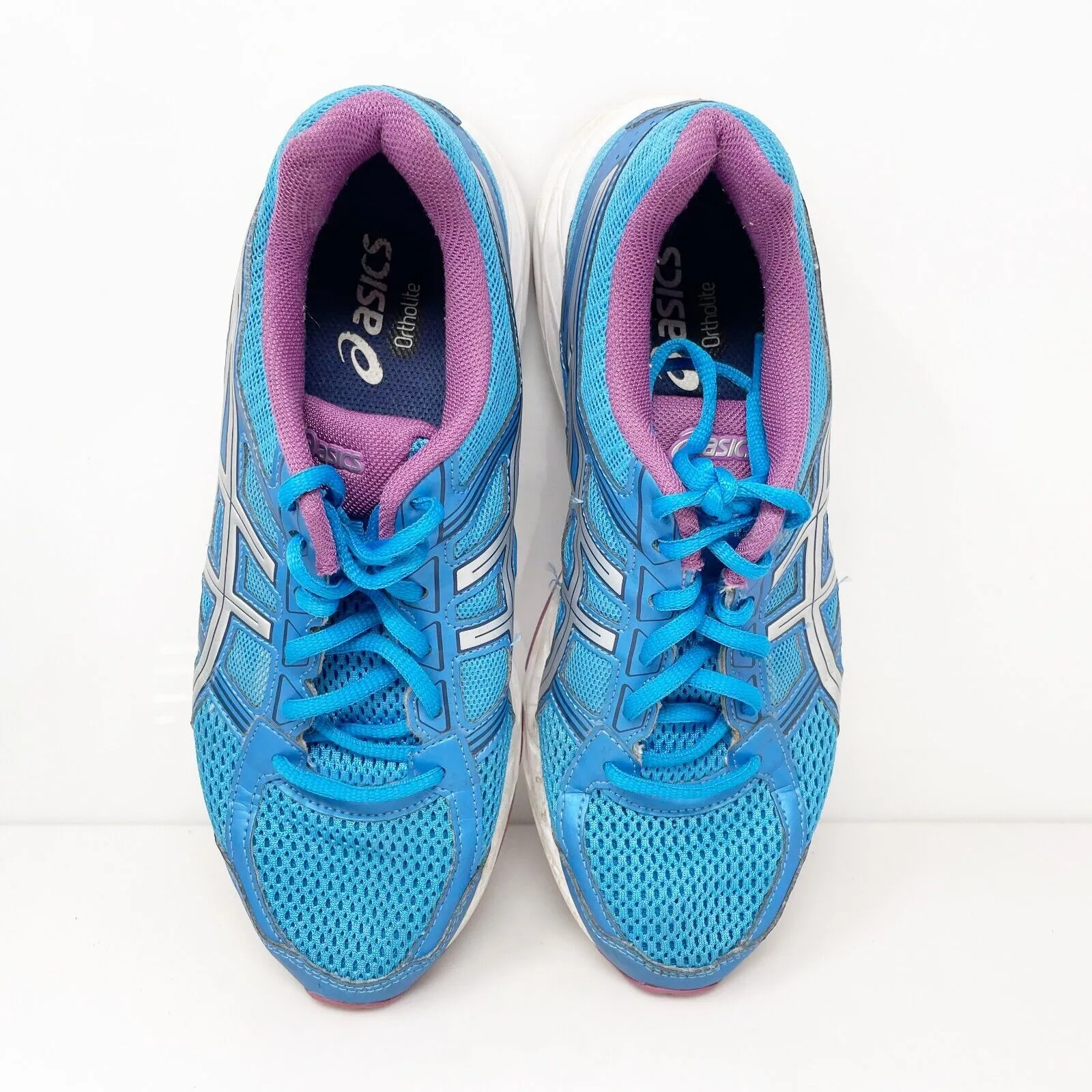 Asics Womens Gel Contend 4 T765N Blue Running Shoes Sneakers Size 8.5